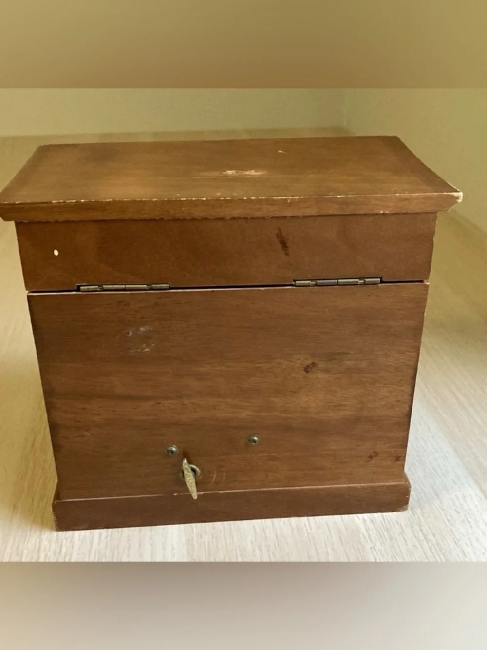 Vintage brown wooden